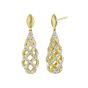 Sloane Street 18K Yellow Gold Small Cage Diamond Drop Earrings 