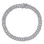 Gabriel & Co. 14K White Gold Diamond Link Tennis Bracelet TB4034W45JJ
