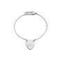 Gucci Sterling Silver Trademark Heart Bracelet 