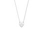 Gucci Sterling Silver Trademark Heart Necklace 