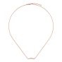 Gucci 18K Rose Gold Link To Love Bar Necklace