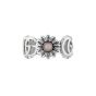 Gucci Sterling Silver GG Marmont Mother-of-Pearl Ring