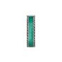 Gucci Sterling Silver Turquoise Enamel Interlocking G 6MM Ring 