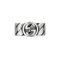Gucci Sterling Silver Interlocking G 8MM Ring 