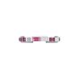 Gucci 18K White Gold Link to Love Rubellite 3MM Ring 