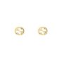 Gucci 18K Yellow Gold Interlocking G Earrings
