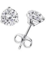 1/3 CTW Diamond Stud Earrings - Quality AA