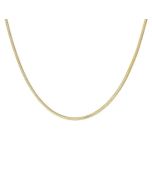 James Free 14K Yellow Gold 1.6mm Snake Chain Necklace 18" Long