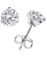 1/3 CTW Diamond Stud Earrings - Quality A