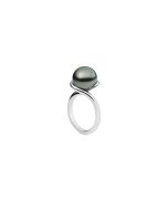 Mikimoto Twist Black South Sea Pearl Ring PRA851BW