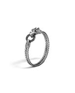 John Hardy Legends Naga Station Bracelet with Black Sapphire