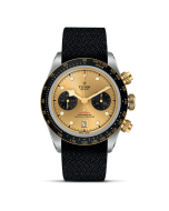TUDOR Black Bay Chrono S&G 41 mm steel case, Black fabric strap M79363N-0006