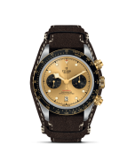TUDOR Black Bay Chrono S&G 41 mm steel case, Brown leather strap M79363N-0008
