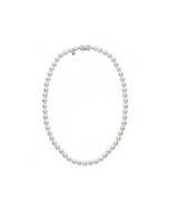 Mikimoto Akoya Pearl 6.5-7mm A+ White Gold Princess Strand