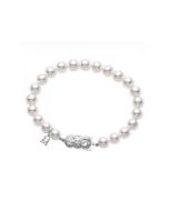 Mikimoto Akoya Pearl 5-5.5mm A White Gold Bracelet 