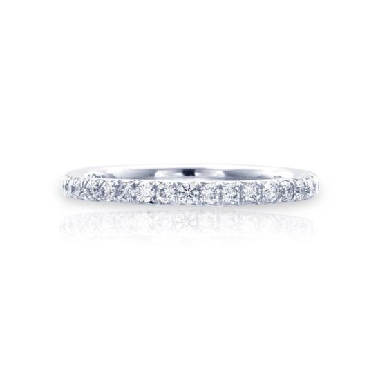 JB Star Mirco Pave Platinum Wedding Band 0134-147