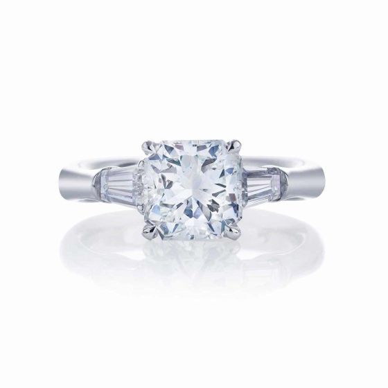 JB Star Platinum Diamond Semi-mount Engagement Ring