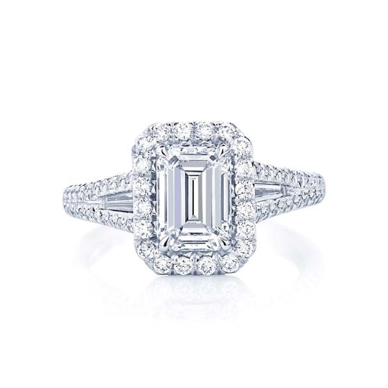 JB Star Emerald Cut Diamond Engagement Ring 5250-008