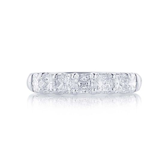 5261-003 JB Star Platinum 7 Radiant Cut Diamond Band