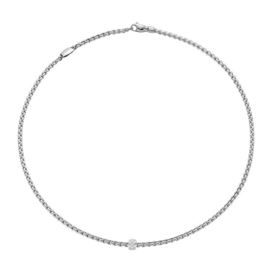 FOPE Eka 18K White Gold Necklace 730CPAVEW