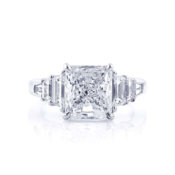 JB Star 3 Carat Radiant Cut Diamond Ring 7406-001