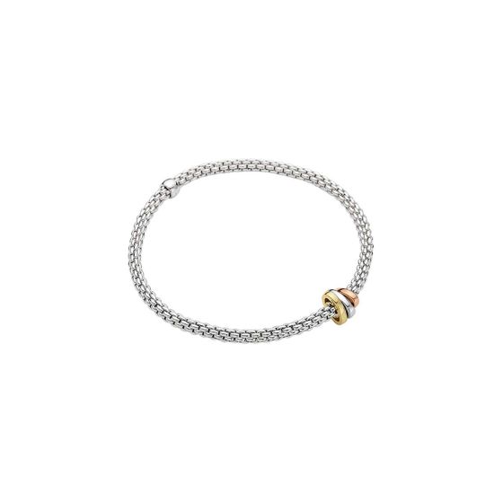 FOPE Flex'it Prima Bracelet in White Gold 587B
