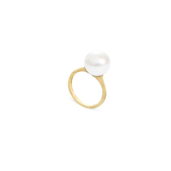 Marco Bicego Africa Boules 18K Yellow Gold and Pearl Ring AB614 PL Y 02