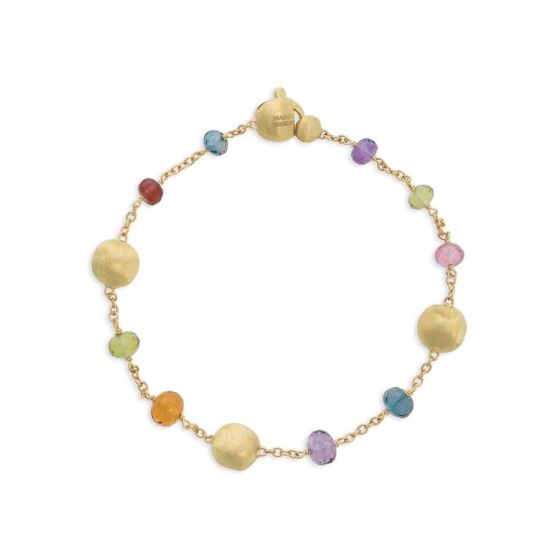 Marco Bicego Africa Yellow Gold Multi Gemstone Bracelet BB2251 MIX02 Y 02