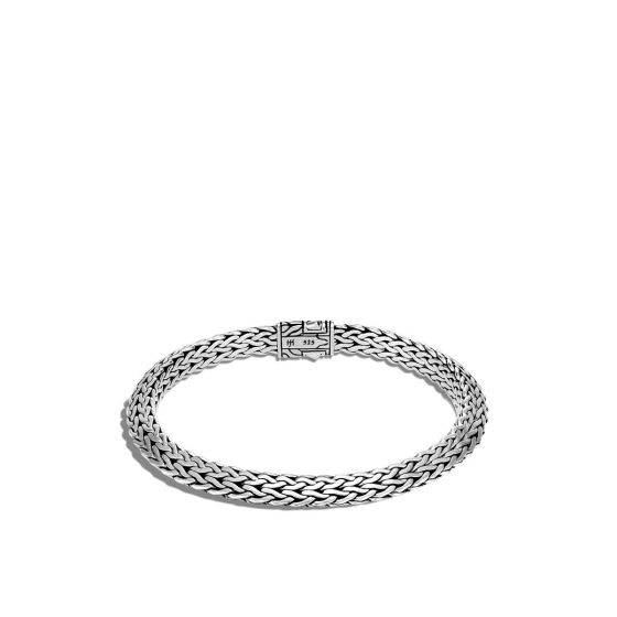 John Hardy Women's Tiga Classic Chain Sterling Silver 6.5mm Pusher Clasp Bracelet BB90503