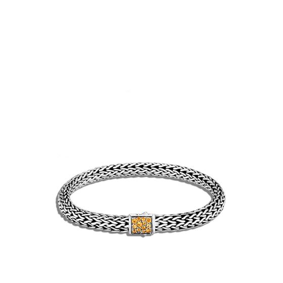 John Hardy Classic Chain Silver 6.5MM Reversible Icon Bracelet
