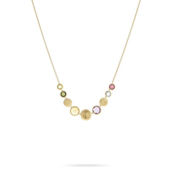 CB2241MIX01Y02 Marco Bicego Yellow Gold with Mixed Stone Necklace