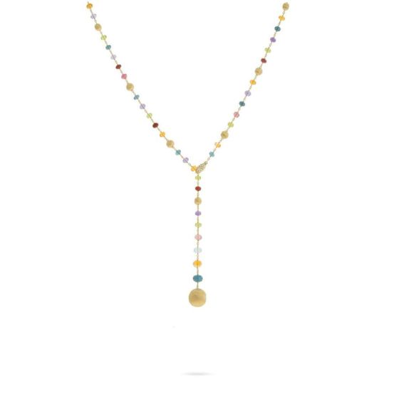 Marco Bicego Africa Yellow Gold Lariat Necklace CB2344-BMIX02Y
