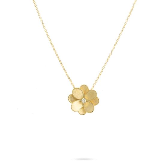 Marco Bicego Petali 18K Yellow Gold Small Flower Pendant CB2434 B Y 02