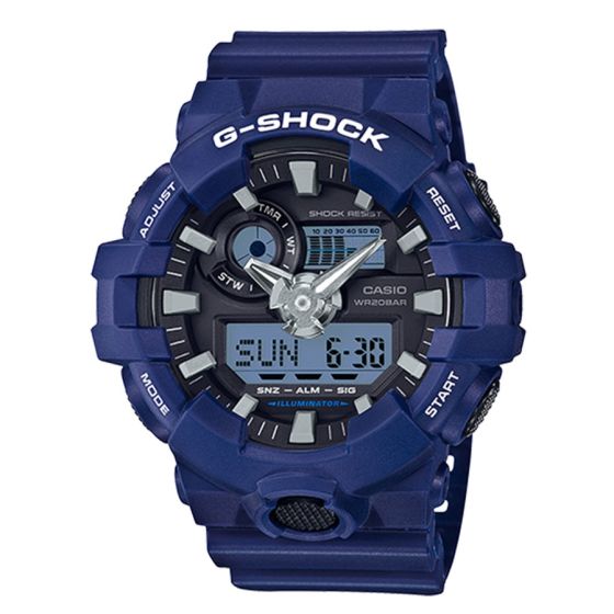 G-Shock GA-700 Blue Resin Watch