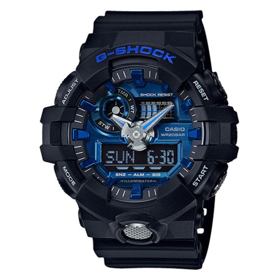 G-Shock GA-700 Black & Blue Watch