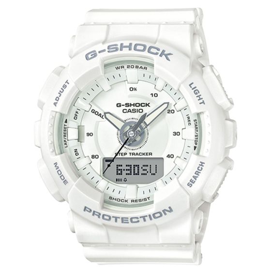 G-Shock S Series White Resin Shock Resistant Watch