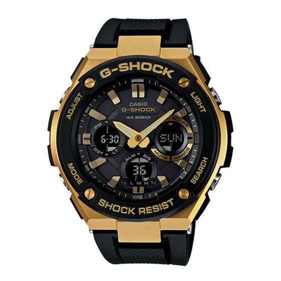 G-Shock Stainless Steel & Black Resin Men's Watch