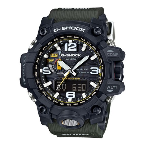 G-Shock Black & Green Resin Men's Watch