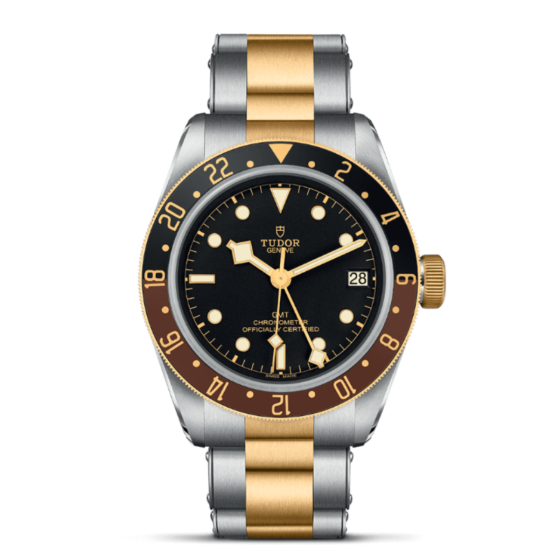 TUDOR Black Bay GMT S&G 41 mm Steel case, Steel and Yellow gold bracelet M79833MN-0001
