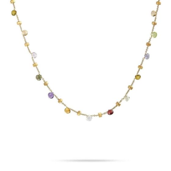 Marco Bicego Paradise 18K Yellow Gold Mixed Stone Necklace