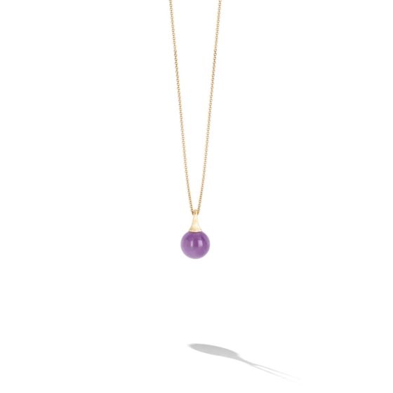 Marco Bicego 18K Yellow Gold Africa Boule Amethyst Pendant