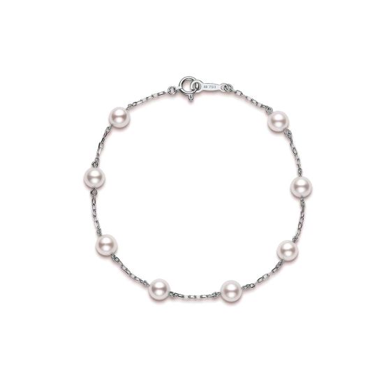 Mikimoto 18K Everyday Essentials Akoya Strand Bracelet PD129WP060