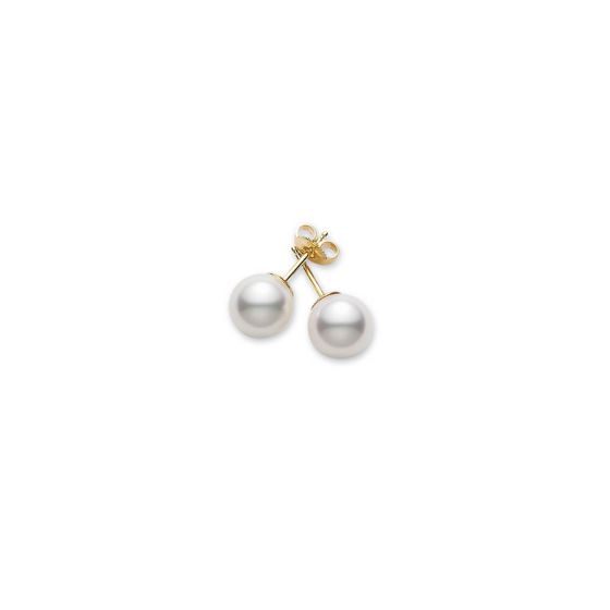 Mikimoto Akoya Pearl Stud Earrings PES401K
