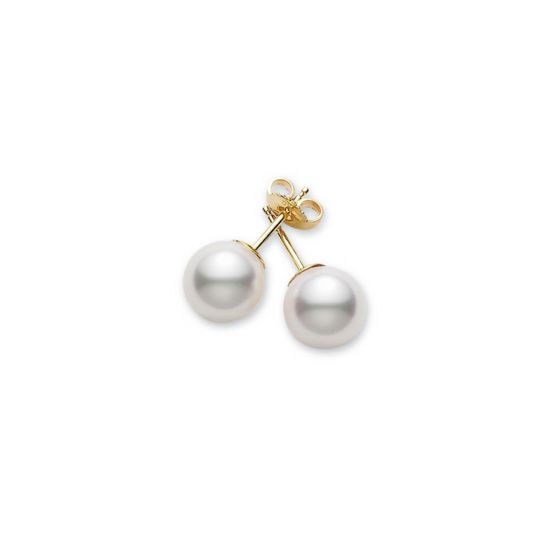 Mikimoto Akoya Pearl Stud Earrings PES701K