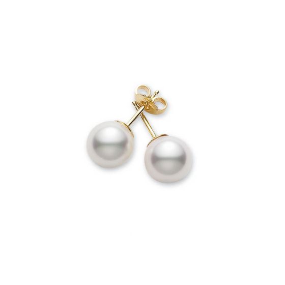 Mikimoto Akoya Pearl Stud Earrings PES821K