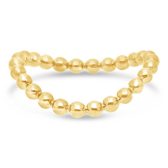 18k Yellow Gold Band Front