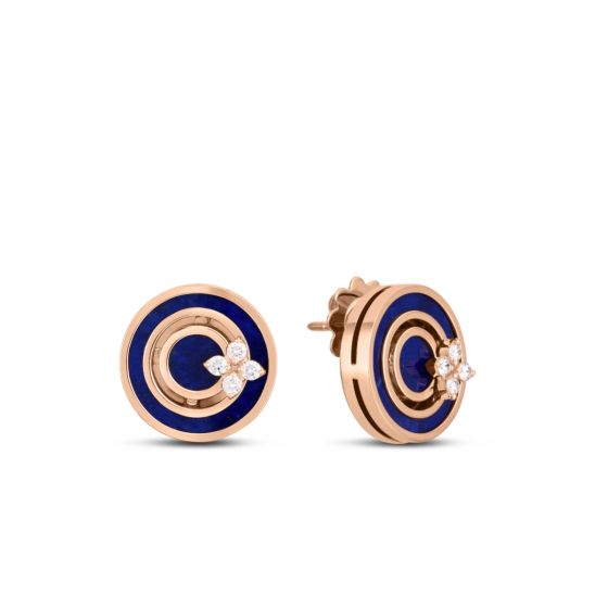 Roberto Coin Love in Verona Blue Lapis Earrings 