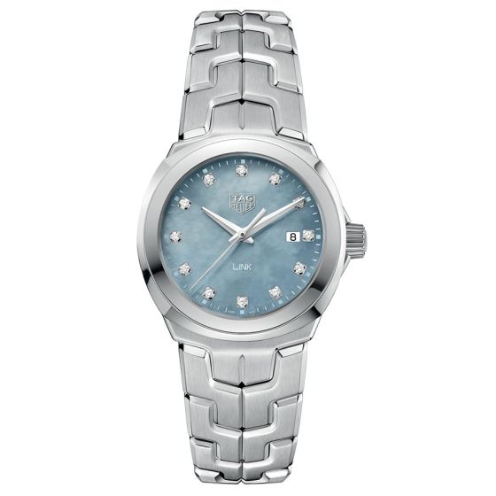 Tag Heuer Ladies' Link Quartz Pink Mother-Of-Pearl Watch