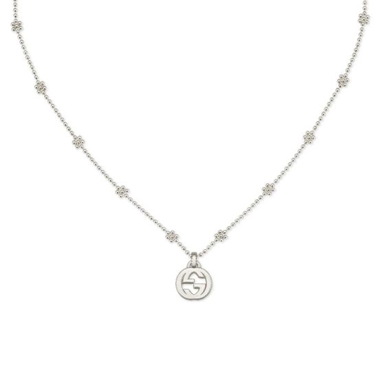 Gucci Interlocking G Necklace with Interlocking G Motif Pendant