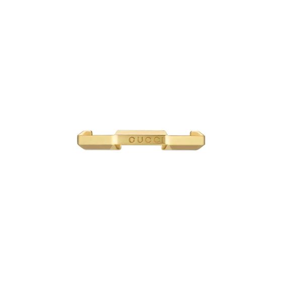 Gucci 18K Yellow Gold Link To Love 3MM Ring